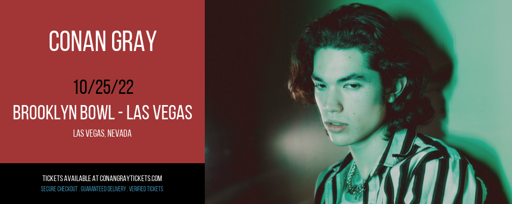 Conan Gray at Conan Gray Tickets tickets Conan Gray at Conan Gray Tickets